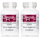 Cardiovascular Research Magnesium-Potassium Taurate - Patent Pending - 60 Veggie Caps X 2 Botellas