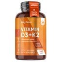 WeightWorld D3 Vitamin 4000 IU + K2 125mcg TEN Vitamin D3 K2 for Healthy Bones &amp; Immune Support (8-Month Supply) TEN 240 Vegan D3K2 Tablets Ø Plant-Based VIT D3 &amp; K2 (MK-7) ANTE Gluten-Free, Non-GMO