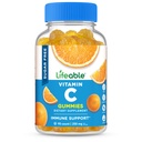 Vitamina C – 250 mg – Gran Tasting Natural Flavor Gummy Suplemento – Vegetariana GMO- Vitaminas Chewable Libre – para Immune Support – para adultos – 90 Gummies