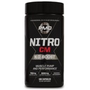 PMD Sports Nitro CM Nitric Oxide with Agmatine Pre Workout Supplement - Muscle Growth and Muscle Pump with L Arginine - Endurance Boost for Hardcore Training and Bodybuilding Preworkout (180 cápsulas)