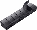 Extra Large Pill Organizer Weekly, KAPENS Daily Pill Case Box Compartments de gran capacidad, 7 Day Pill Containers for Medicine Supplements Vitamin Fish Oil, Black
