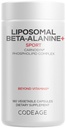 Codeage Liposomal Beta-Alanine Supplement - CarnoSyn Beta-Alanine - Suministro de 2 meses - Entrega Liposomal - Pre Workout, Post Workout and Sport Supplementation - Non-GMO - 180 Capsules