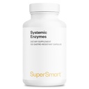 Supersmart Enzymes Sistémicos (High Potency) - con Bromelain, Protease, Lipase, Trypsin, Chymotrypsin, Peptidase, Pancreatin - Complejo Proteolytic Enzymes ← Non-GMO & Gluten Free - 100 cápsulas DR