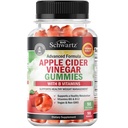 Manzana Vinagre Gummies for Weight Loss - ACV Gummies with The Mother for Women &amp; Men - Energy Boost Bloat Digestive &amp; Immune Support - Vitamina B12 B6 B 9 Folic Acid - Vegan Detox Cleanse -90Ct