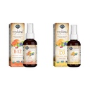 Garden of Life Organics B12 Vitamina - Whole Food B-12 for Metabolism and Energy & Vitamin D3 Liquid 1000 IU Por Spray