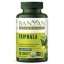 Banyan Botanicals Triphala Tablets - Organic Triphala with Amla, Haritaki & Bibhitaki – for Digestion, Elimination & Healthy Gut Microbiome* – 180 Tablets – Non-GMO Sustentably Sourced Vegan