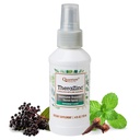 Quantum Health TheraZinc Throat Spray Immune Support & Helps Calm Discomfort Liquid Zinc Gluconate Elderberry Echinacea & Slippery Elm Relief for Adults & Kids 12+, Peppermint Flavor - 4 Ounce