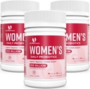 Probióticos para Mujeres - 300 Billones CFU Probiótico, 12 Strains Probióticos con Arándano, Mujeres seleccionadas Probiótico para Vaginal, orinar, pH Balance, Diarrea, Gut Digestivo & Immune Health - 180 Capsule