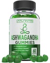 Atlantis Nutrición Ashwagandha Gummies - 1500 MG Por Serving - Promueve la calma, mejora el humor, aumenta los niveles de energía " fortalece el sistema inmunológico - Formulado con vitamina D " Zinc - Vegan tención 60 Conde