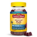 Nature Made Advanced Multivitamin Gummies for him with Magnesium Citrate, Calcium &amp; All 8 B Vitaminas, Multivitamin for Men, 90 Gummies, 30 Day Supply