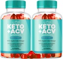 (2 Pack) Keto Pure ACV Gummies, Keto Pure Gummies, 120 Gummies para 2 meses
