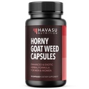 Unisex Horny Goat Weed Capsules for Men &amp; Women - Extra Strength Performance & Energy Support with Tongkat Ali, Muira Puama, and Saw Palmetto - 10 Count - Herbal Supplement for increased Endurance