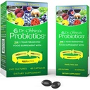Probióticos del Dr. Ohhira, Fórmula original, 60 capsulas con bonificación 10 Paquete de Viaje - 13 Strains Probióticos con Prebióticos y Postbióticos