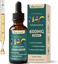 Liposomal Líquido NAC Suplemento N-Acetil Cysteine Drops, N Acetyl Cysteine 600 mg con Quercetin & Zinc for Adults &amp; Kids, Liver & Lung Support, Antioxidant, Immune & Skin Health, 2 Fl Oz