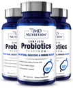 1MD Probióticos completos Platinum ← Apoya la Salud Digestiva Silencioso con Prebióticos de Nutrición, 51 Billion Live CFU, 11 Strains, Dairy-Free TEN 30 cápsulas vegetales (3-Pack)