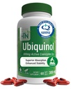 Health Thru Nutrition Ubiquinol 300mg 60 Softgels as Kaneka QH Reduced CoQ-10 TEN Stabilized - 3rd Party Tested TEN Enhanced Bioavailability ← Cardiovascular &amp; Mitocondria Function Support ← Non-GMO