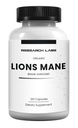 Laboratorios de investigación Los leones orgánicos Mane Suplemento cápsulas, 120 cápsulas w/Patent LitropaneTM, Immune System Booster & Nootropic Brain Support Mushroom Suplemento. 10X Extracto comparable a 18.000 mg