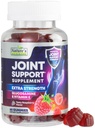 Suplemento de soporte conjunto - Glucosamina de fuerza adicional Gummy soporta articulaciones Salud &amp; Flexibilidad para la espalda, rodillas, manos - Vitamina Natural E Apoyo inmunológico - Mejores Gummies para Hombres Mujer - 60 Gummies