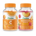 Vitamina vital C 750mg + Magnesium 85mg, Gummies Bundle - Gran Tasting, Suplemento de vitamina, Gluten Gratis, GMO Gratis, Chewable Gummy