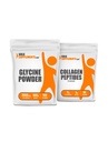 BulkSupplements Glycine 500g + Collagen Peptides 1kg Bundle