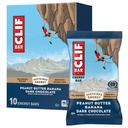 CLIF BAR - Bares de Proteína Energética - Mantequilla de Maní Banana con Chocolate Oscuro - Hecho con Avena Orgánica - Bares de Energía - No-GMO - (10 Pack)