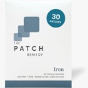The Patch Remedy Iron Patch ¦ Iron Bisglycinate, Vitamina C, Vitamina B9 (Methylfolate), Vitamina B12, Beta-Carotene, Astaxanthin tención 30 Patches