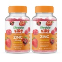 Zinc 25mg Niños + Zinc Kids, Gummies Bundle - Gran Tasting, Suplemento de vitaminas, Gluten Gratis, GMO Gratis, Chewable Gummy