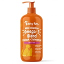 Zesty Paws Wild Alaskan Omega-3 Blend Pollock + Salmon Oil for Dogs and Cats- Skin and Coat Support, Omega 3 Suplemento para mascotas, 32oz