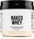 NAKED Whey 1Lb - Sólo 1 Ingrediente, Grass Fed Whey Protein Powder, Undenatured, No Gmos, No Soy, Gluten Libre, Crecimiento Estimulado, Mejora Recuperación - 15 Servimientos
