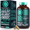 Suplementos de fertilidad para hombres Vitamina Prenatal - Maca Root, Ashwagandha, Zinc, Plus Naturals - Concepción para él Hombre Fertilidad Vitaminas y Fertilidad Hombre Suplementos - 120 Caps para 2 Meses