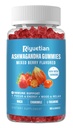Ashwagandha Gummies for Women ' Men - Stress Relief, Immune Support & Aumento de la energía - Azúcar Gratis, Vegan - Organic Ashwagandha Root Suplementos Gummy- Natural Strawberry Flavor (60 Cuenta)