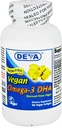 Deva Vegan Omega-3 DHA 200mg, de Algae, Non-Fish, Delayed Release, 90 Capsules, 1-Pack