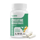 Cápsulas de Monohidrato de Creatina, Píldoras de Creatina Pura Micronizadas para el entrenamiento mejorado y el crecimiento muscular, Fácil absorción, No GMO, Desarrollado - 210 cápsulas
