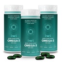 Iwi Omega-3, 90 Softgels (90 Servings), Vegan Plant-Based Algae Omega 3 con EPA + DHA, Soporte integral Suplemento dietético, Krill " Fish Oil Alternative, No Fishy Aftertaste