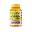 Greenfield Nutritions - Halal Collagen Peptides 1500 mg Tipo I " III, con vitamina C 300 mg para una mejor absorción, Halal Anti-Age Formula for Hair Skin Nails " Joints, Halal Vitamins 90 Capsules