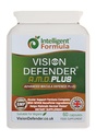 Vision Defender Plus Eye Supplement: AREDS2 Fórmula Vitaminas, Minerales (Lutein, Zinc) Mejorado con Meso-Zeaxanthin para los ojos completos / Cuidado de la salud visual &amp; Soporte. 60 Cápsulas Veganas fáciles de cambiar