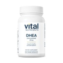Nutrientes Vitales DHEA 25mg ← Vegan Micronized DHEA Suplemento para Mujeres &amp; Hombres Silencioso Soportes Equilibrio de hormonales Apoyos Metabolismo Saludable de Azúcar &amp; Minerales TEN Gluten, Dairy, Soy Free TEN 60 cápsulas