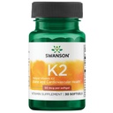 Swanson Natural Vitamina K2 (Menaquinone-7 de Natto) 50 mcg 30 Sgels (1 Pack)