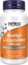 AHORA Suplementos de alimentos, Carnitina Acetyl-L 500 mg, Aminoácidos, Cerebro y Función Celular Nerve*, 50 cápsulas de Veg