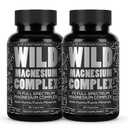 Alimentos silvestres Suplemento Complejo de Magnesio con 7X Formas ← Alta Absorción, Espectrum completo, Digestión fácil TEN 500mg Glycinate, Bisglycinate, Malate, Orotate, Citrate, Taurate ANTE 90 Cápsula (Pack of 2)
