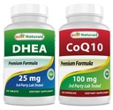 Mejores Naturales DHEA 100 mg " COQ10 100 mg