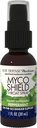 Host Defense MycoShield Throat Spray - Immune Health Support - Dietary Mushroom Supplement with Chaga, Reishi, Turkey Tail &amp; More - On-The-Go Immune Support - Peppermint, 1 fl oz (71 Servings)*