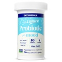 Probióticos de subcorte enzimedica para el mood, estrés, " sueño, 50 billón de UC, promueve la relajación, inmune + salud digestiva " regularidad, 30 conde