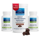 Equilife Dr. Cabral Detox, 7 Day Program with Plant Based Protein, Vitamins, Amino Acids, " Minerals to Support Full Body Balance, Meal Replacement Powder, Vegan, Gluten Free, Chocolate, 14 Servings