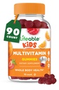 Gummies multivitamínicos para niños vivos para niños que viven con vitaminas A, C, D, E, B6, B12, Zinc, Biotina, ácido fólico, yodo, niacina tóxica para la salud corporal general