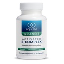 Complejo B Activado, Super B Complejo Suplemento dietético Con Biotina, Inositol, B12 &amp; B6, Choline &amp; Folate para apoyar energía " cabello, piel, salud de uñas, sin gluten, Vegan, no GMO, 60 cápsulas