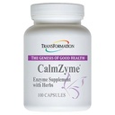 Transformación El Génesis de Buena Salud Enzymes CalmZyme Suplemento con Enzymes & Herbal Blend, Maximice la Digestión de Nutrientes, Producción de Energía " Ayuda en Apoyo Inmunitario, 100 cápsulas