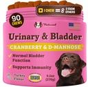 Natural Dog Company Urinary &amp; Bladder Supplement for Dogs – Cranberry & D-Mannose Soft Chews with Marshmallow Root & Astragalus – Supports Urinary Tract Health, Bladder Function & Normal Urine Flow