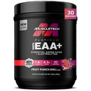 MuscleTech Platinum Essential Amino Amino Acids Suplemento con Electrolytes, Fruit Punch - Pre-Workout Powder for Energy, Muscle Growth & Strength Builder - EAA Complex for Men &amp; Women - 30 Servings