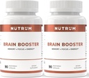 Suplemento del Booster del Cerebro - Suplemento Nootropic del Poder Cerebro - Píldoras de Cerebro para Focus, Memory, Clarity, Energy &amp; Better Concentration with Alpha-GPC, L-Theanine, Rhodiola, Ginseng, Guarana (Pack of 2)